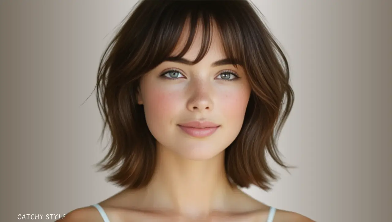 Butterfly Cut with Baby Bangs
