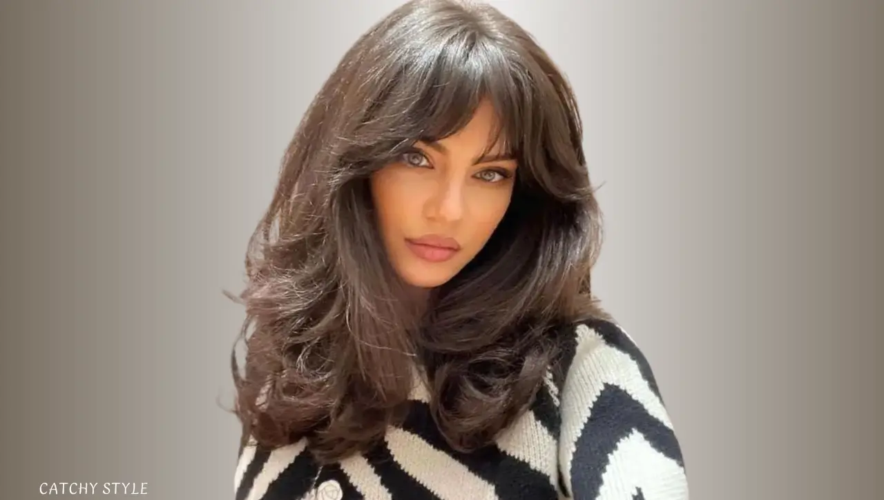 Butterfly Haircut with Bangs