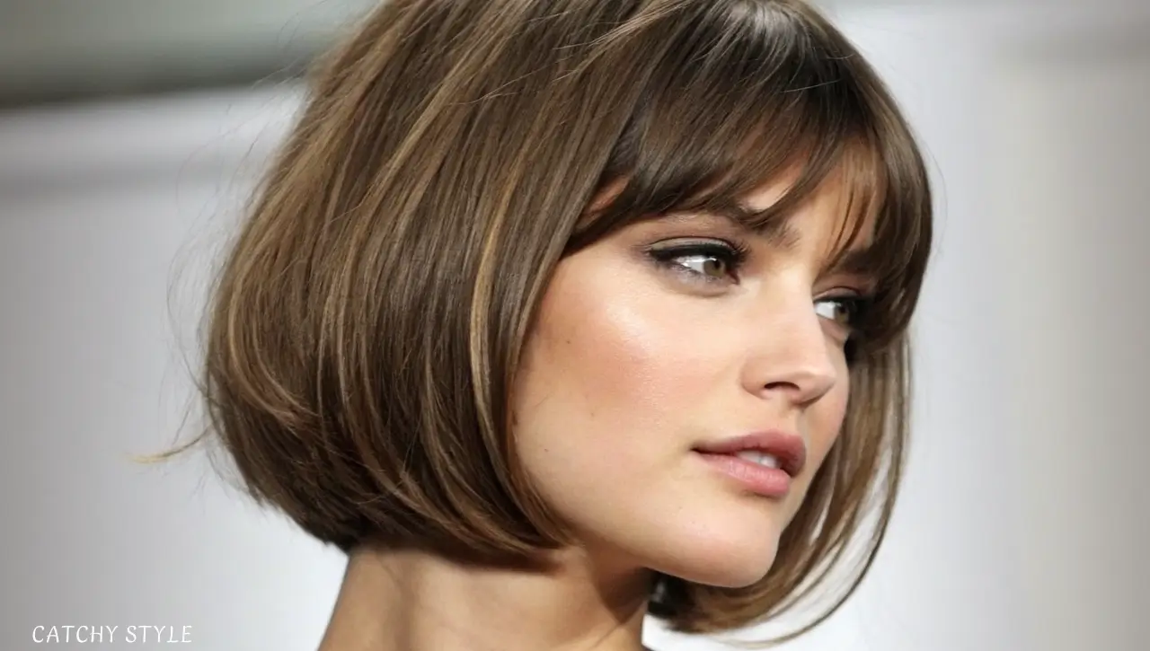 Chin-Length Bob with Bangs