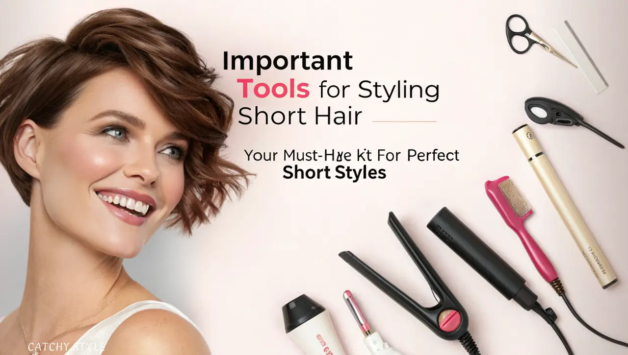 Important tools for styling short hair