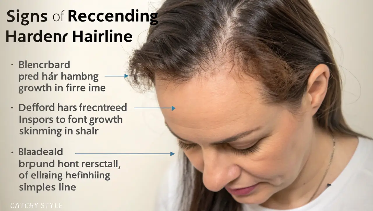 Signs and Symptoms of Receding Hairline in Women