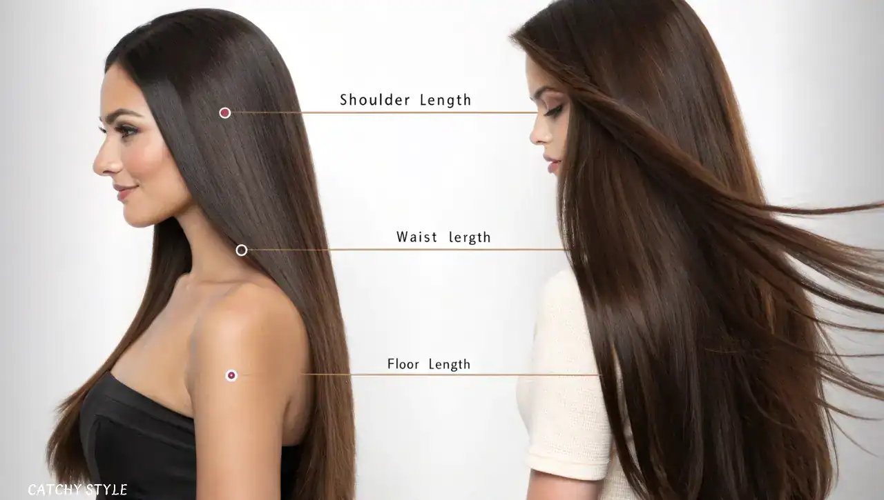 Standard Hair Length Chart Measurements