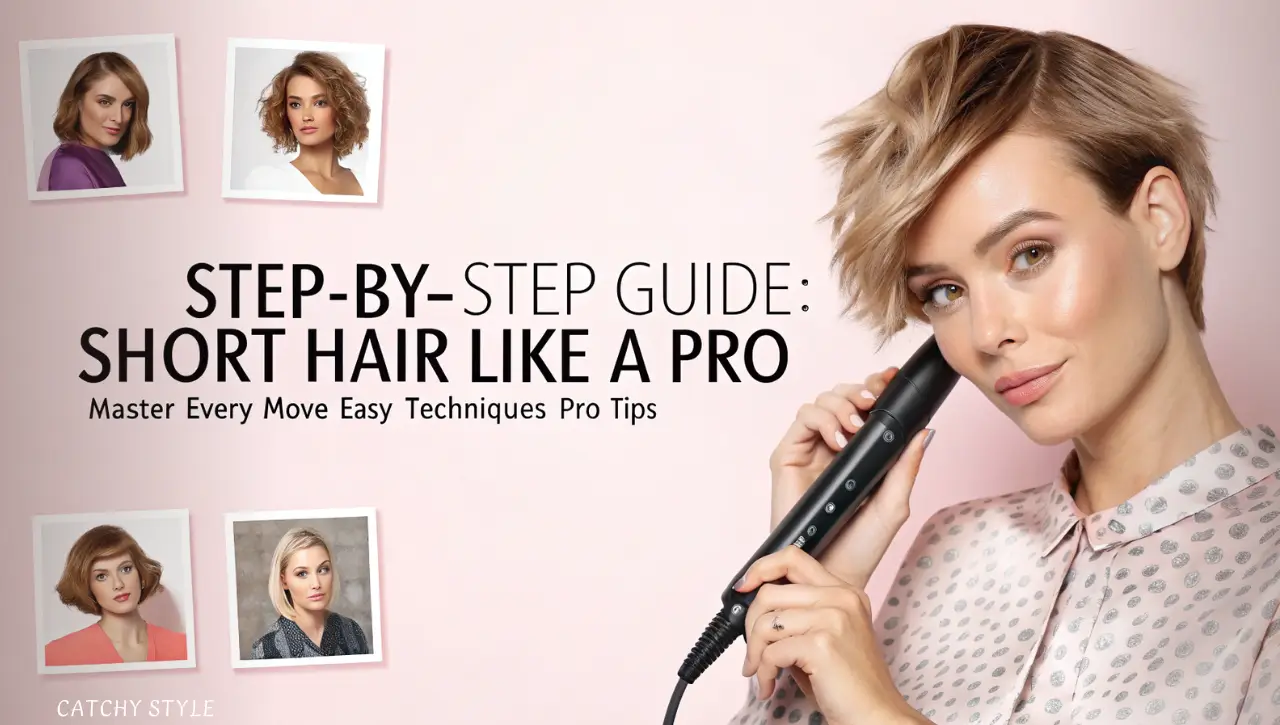 Step-by-step guide Styling short hair like a pro