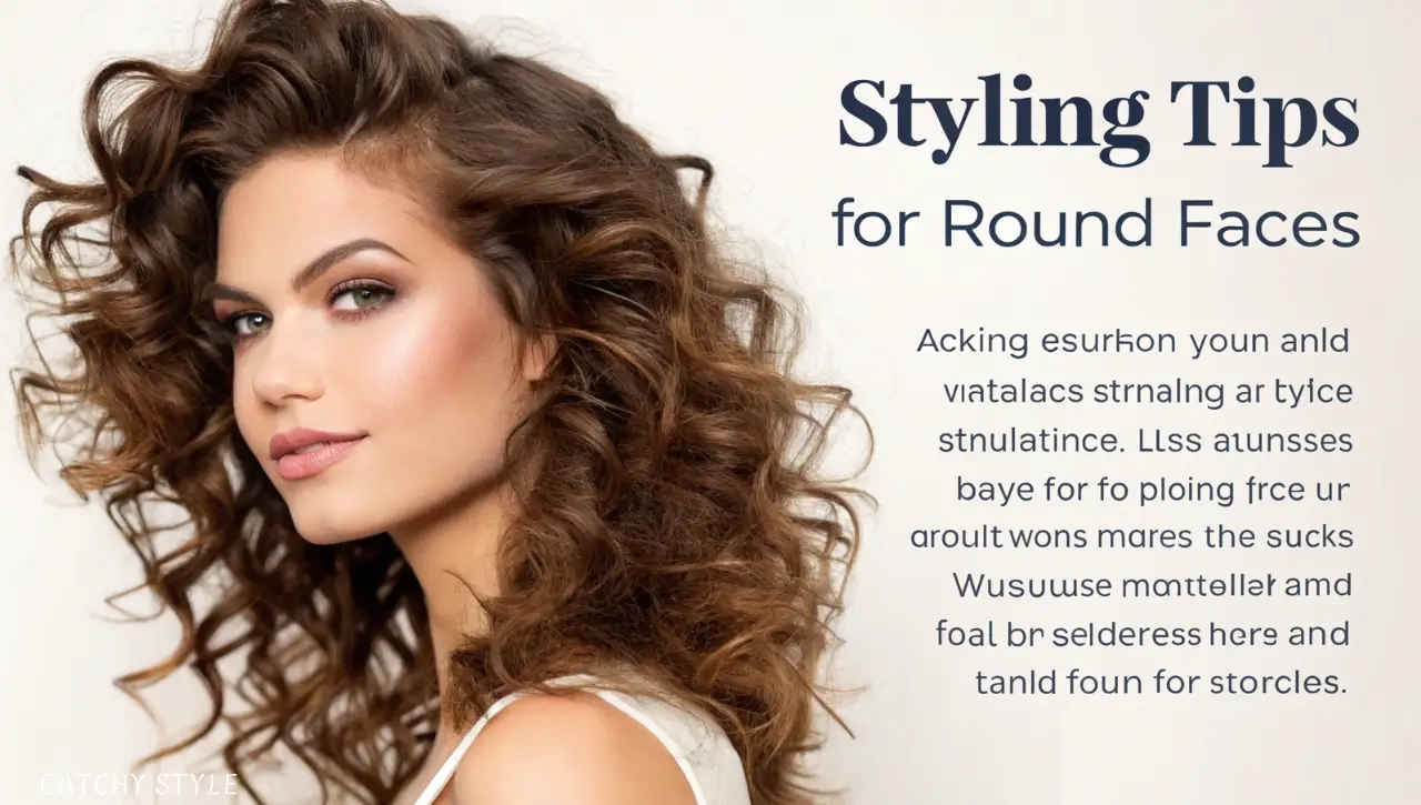 Styling Tips for Hairstyles for Round Faces