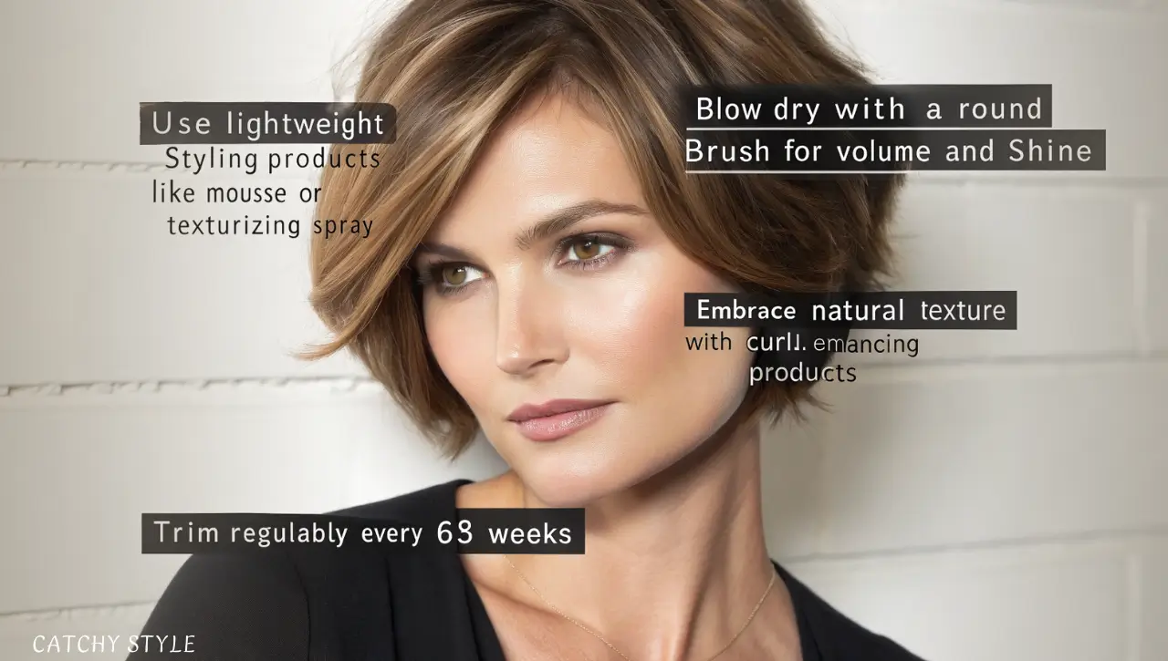 Styling tips for short, Layered Bob hairstyles