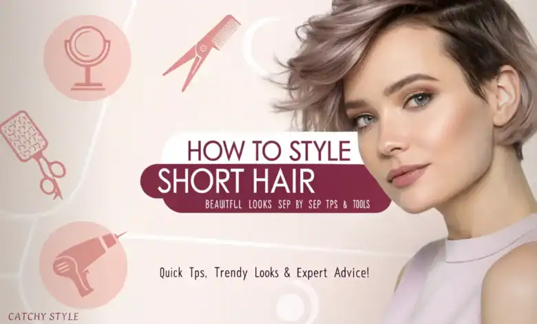 how to style short hair