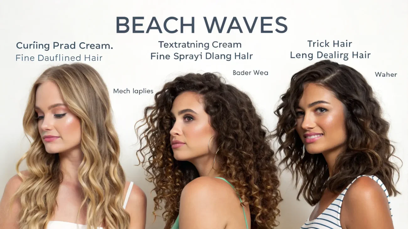 Beach Waves Hair for Different Hair Types and Lengths