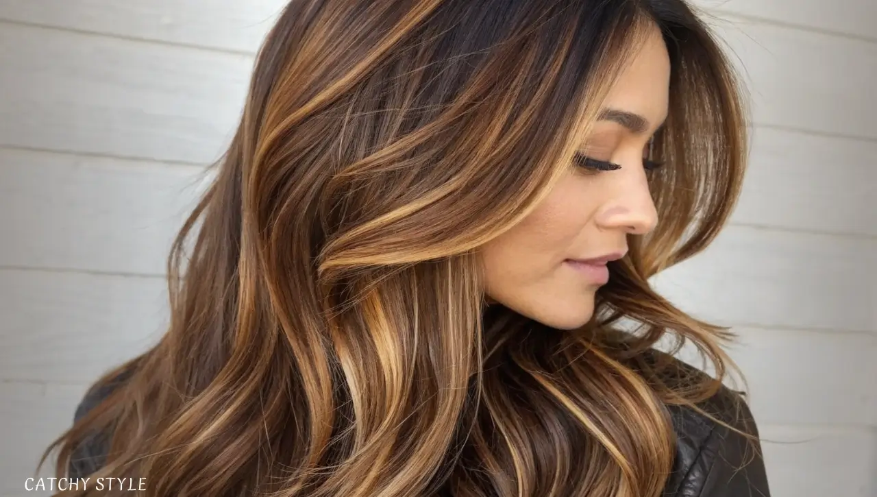 Chocolate Brown with Highlighted Layers