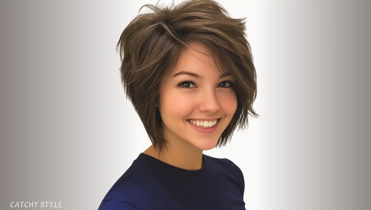 Korean-Inspired Wolf Bob in Dark Brown