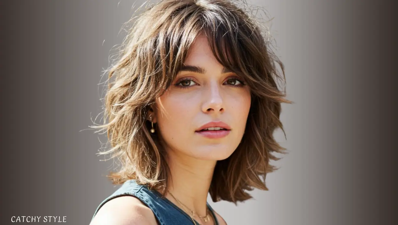 Brunette Bob with Disconnected Ends Brunette Bob with Disconnected Ends