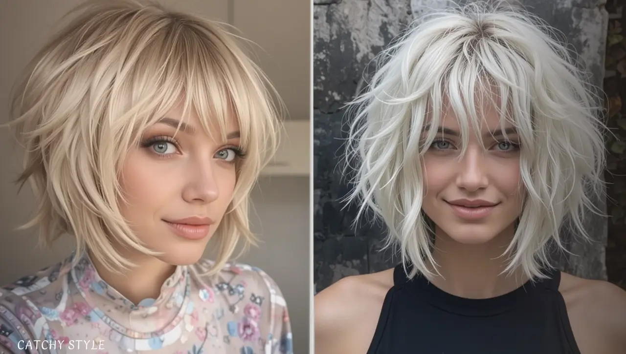 Shaggy Mullet for Diamond Face Shape Shaggy Mullet for Diamond Face Shape