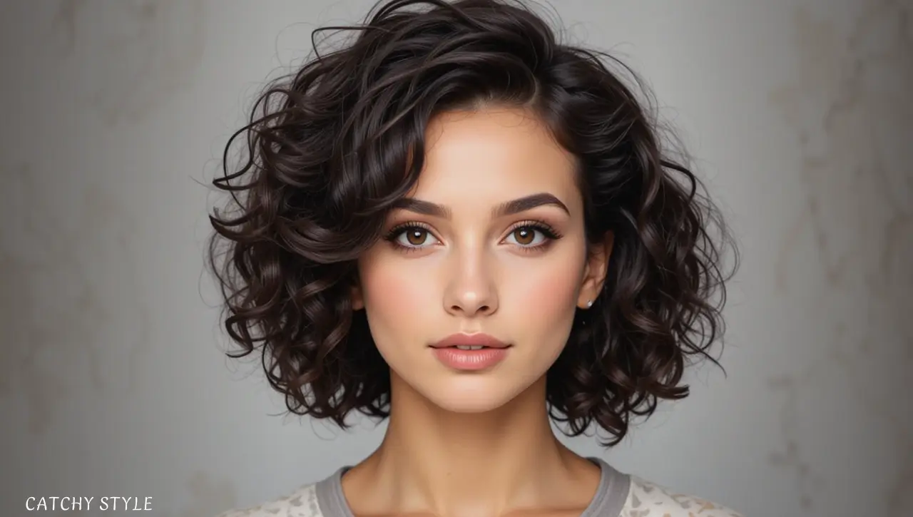 Short Curly Hairstyles for Round Faces Short Curly Hairstyles for Round Faces