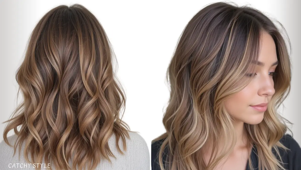 Balayage technique blonde natural soft sun kissed look