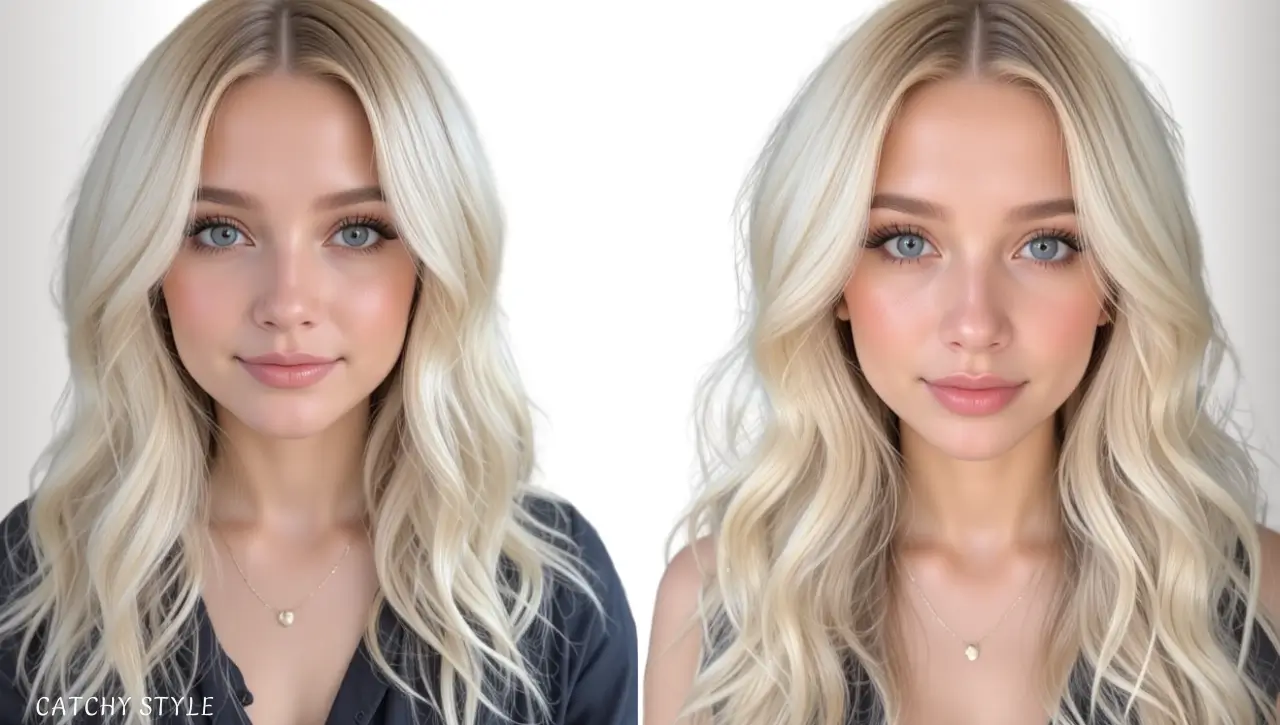 Butter blonde shade soft creamy feminine blonde hue