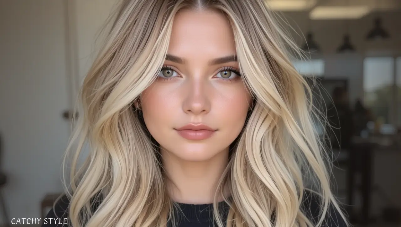 Dirty blonde shade mix of light brown and blonde