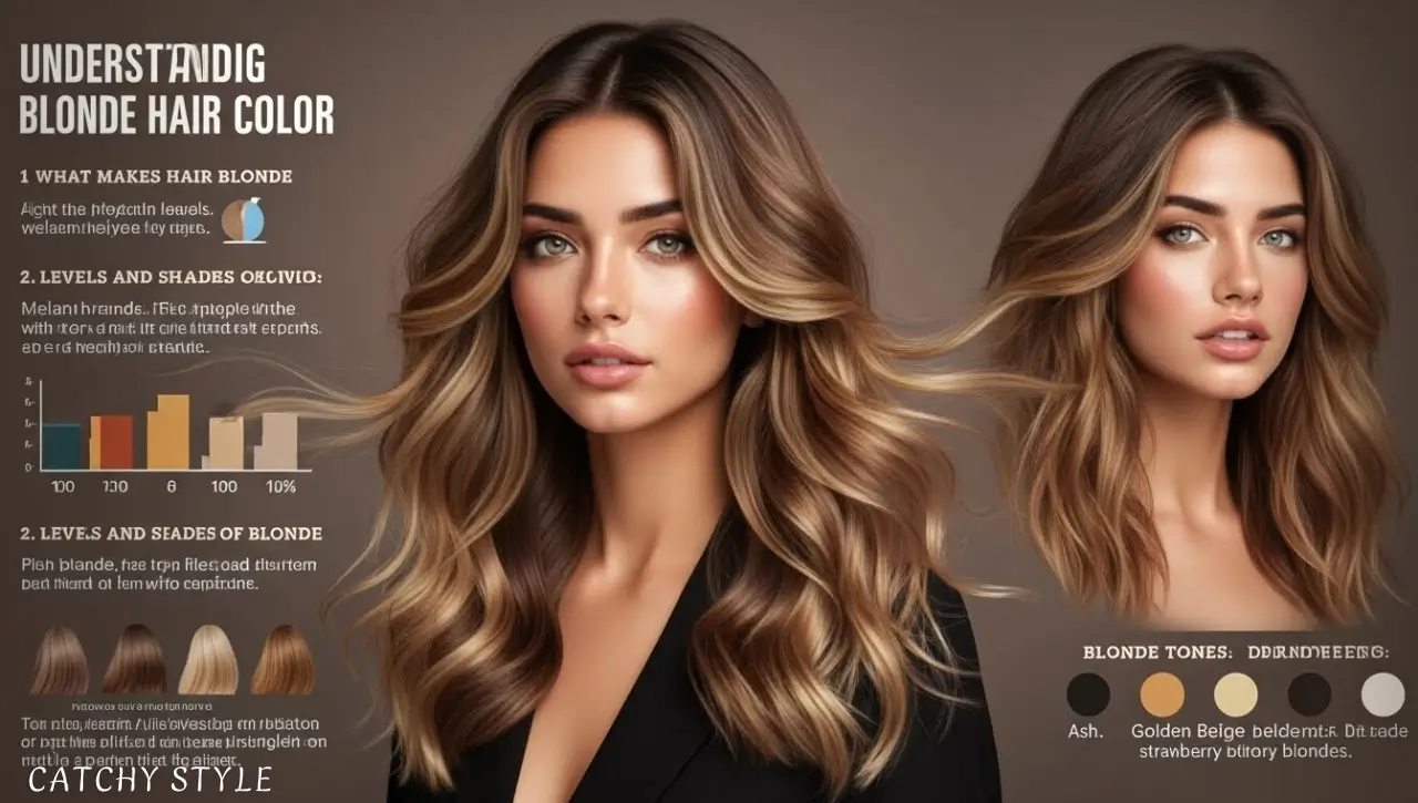 Beautiful blonde hair with multiple shades and tones