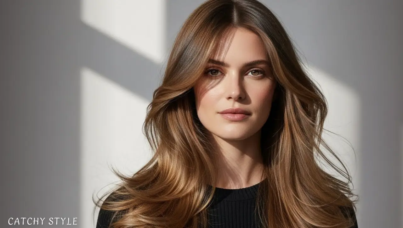 Long Layered Haircuts for a Soft and Natural Look Long layered haircut with natural volume and flow