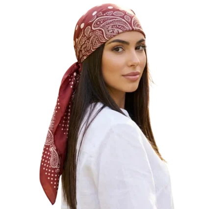 Soft square scarf for women silky feel