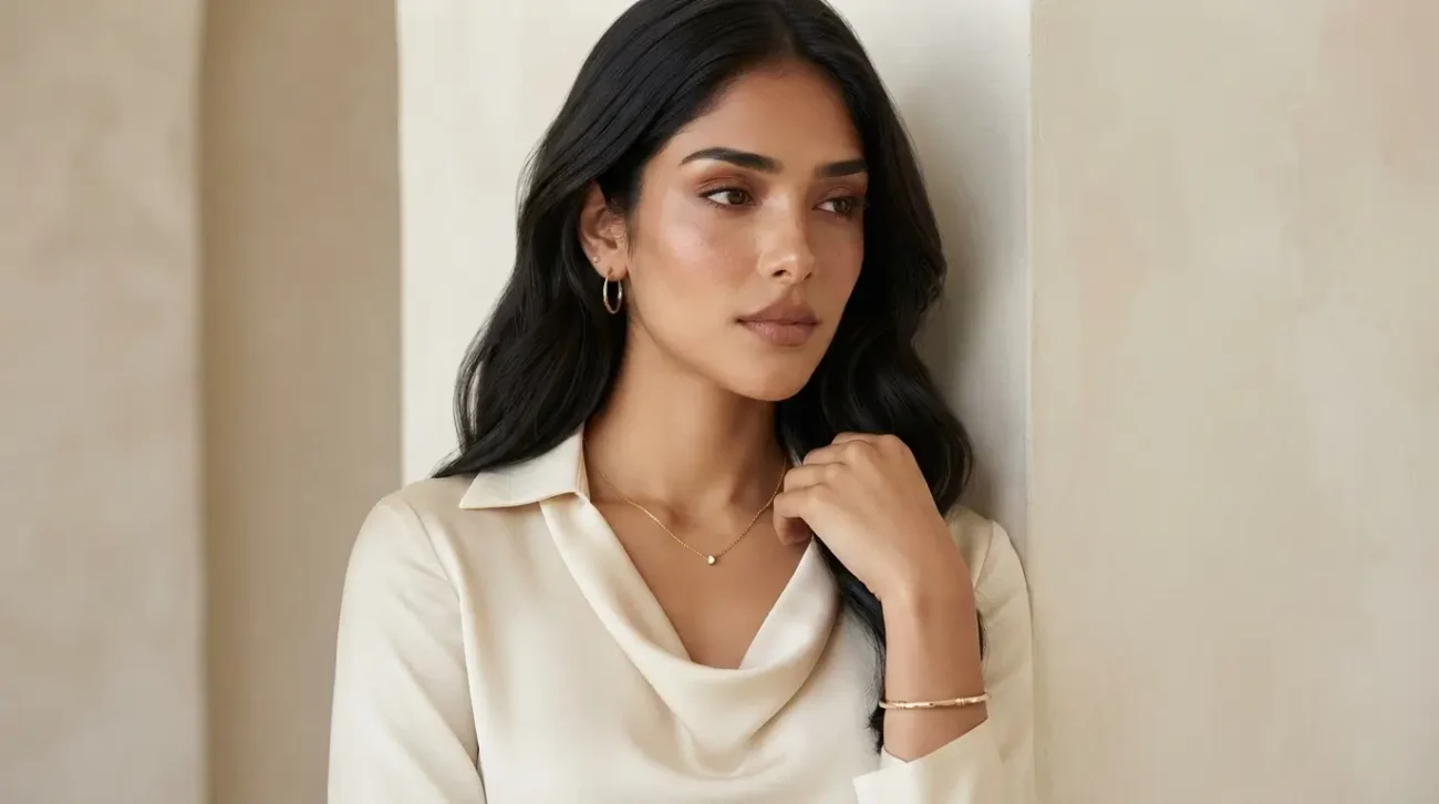 necklace, earrings, and bracelet