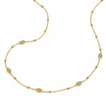 Gold Plated Necklace for Women with 18K Gold Detail